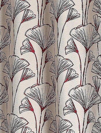 Cortina de jacquard de flores de Gingko