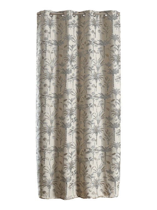 Cortina de Jacquard de palmeras exóticas - Kiabi