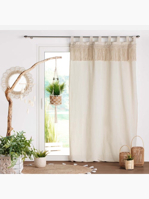 Cortina de lazo de macramé - Kiabi