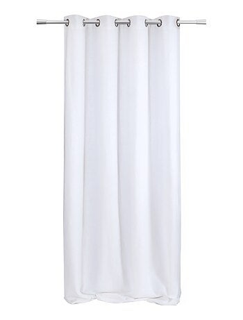 Cortina de lino con ojales