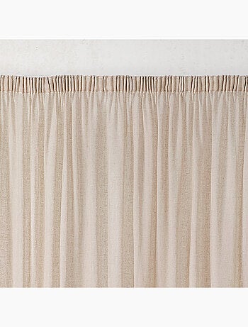 Cortina de malla de gasa de polilina con trenzado fruncido