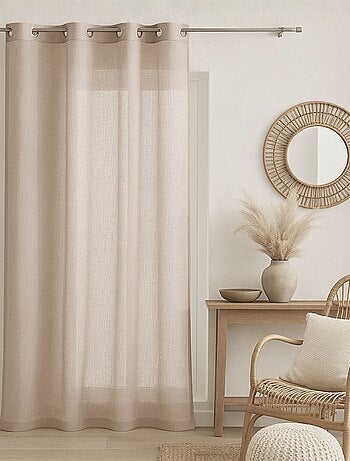 Cortina de malla, lisa y moteada