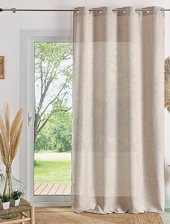 Cortina de malla, lisa y moteada