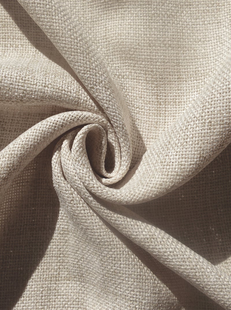 Cortina de malla, lisa y moteada Beige claro - Kiabi