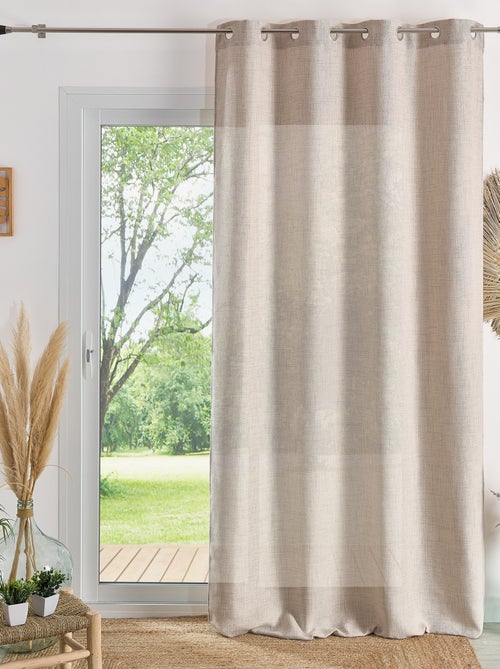 Cortina de malla, lisa y moteada - Kiabi