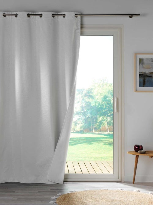 Cortina de microfibra 100% opaca - Kiabi