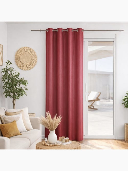 Cortina de microfibra lisa - Kiabi