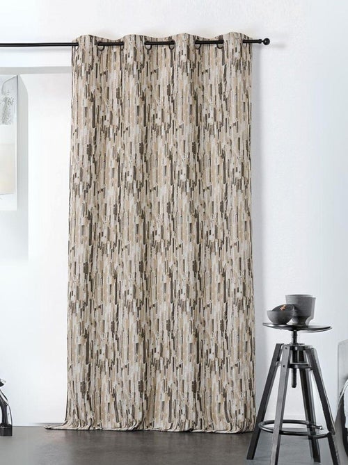 Cortina de mobiliario con impresiones abstractas - Kiabi