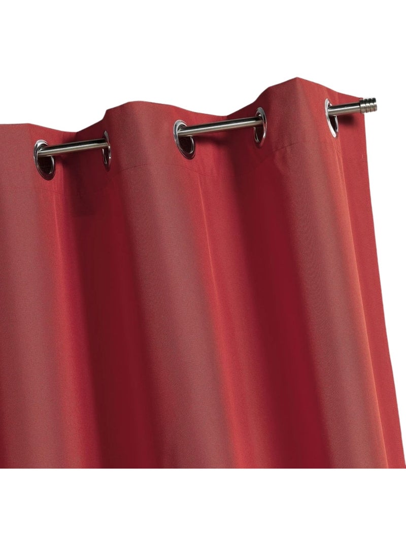 Cortina de mobiliario Lisa Outdoor Rojo ladrillo - Kiabi