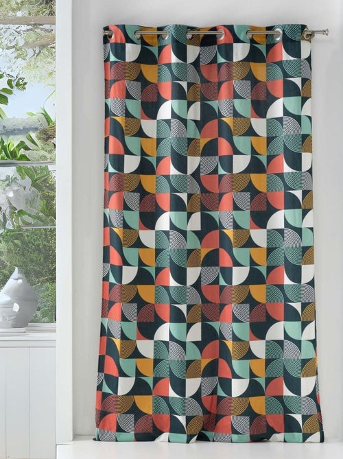 Cortina de moda geométrica - Kiabi
