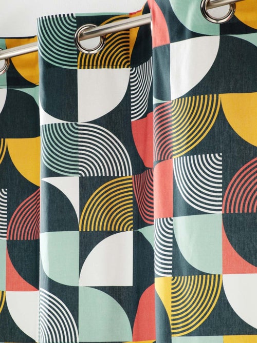 Cortina de moda geométrica - Kiabi