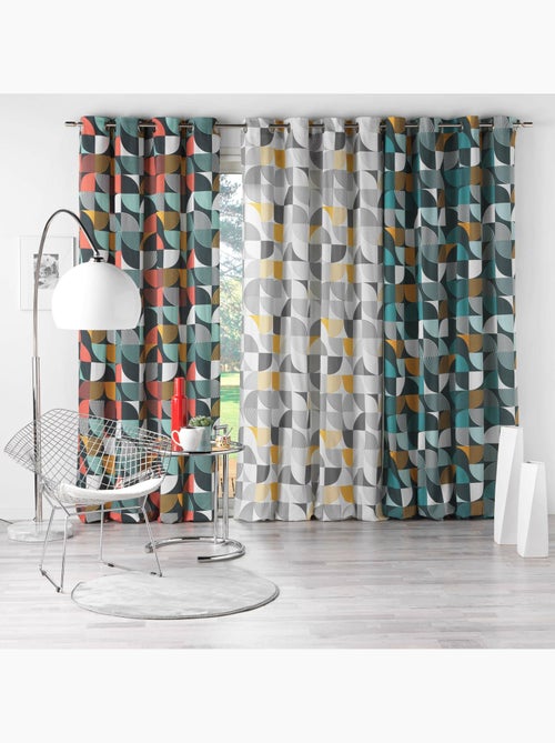 Cortina de moda geométrica - Kiabi