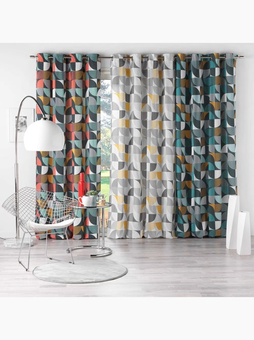 Cortina de moda geométrica - Kiabi