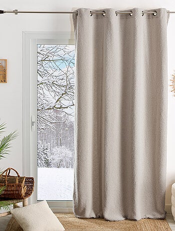 Cortina de montaña efecto piel de oveja