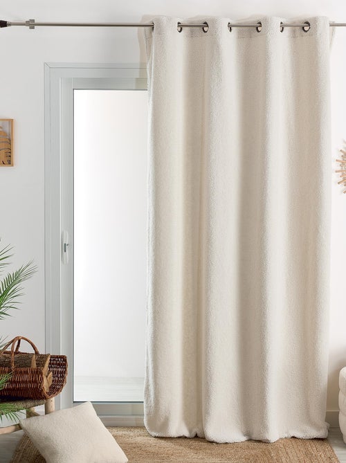 Cortina de montaña efecto piel de oveja - Kiabi