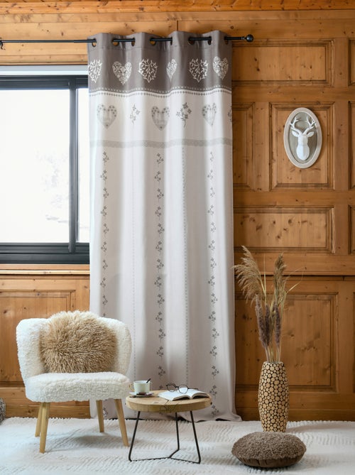 Cortina de montaña estilo chalet - Kiabi