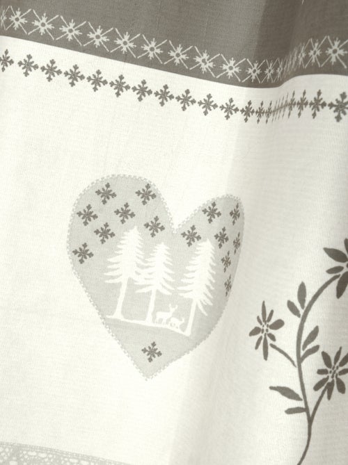 Cortina de montaña estilo chalet - Kiabi