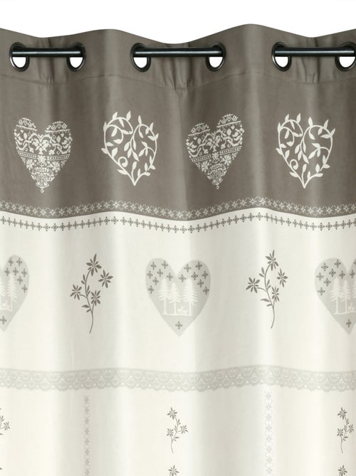 Cortina de montaña estilo chalet - Kiabi