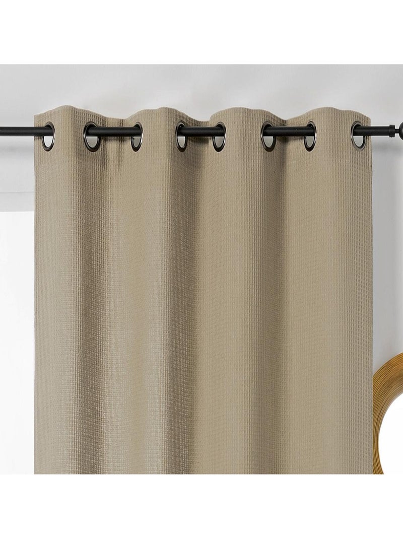 Cortina de nido de abeja Taupe - Kiabi