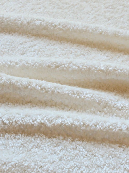 Cortina de ojales de chenilla efecto felpa - Kiabi