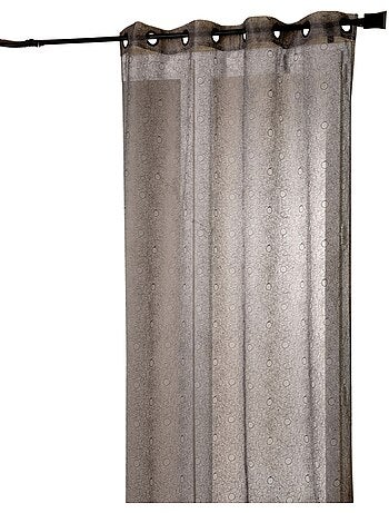 Cortina de organza bordada con motivos de burbujas