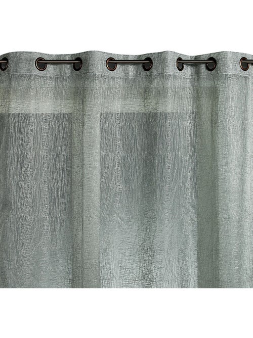 Cortina de organza bordada, lista para colocar - Kiabi Cortina de organza bordada, lista para colocar - Kiabi