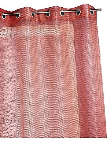 Cortina de organza con efecto de malla
