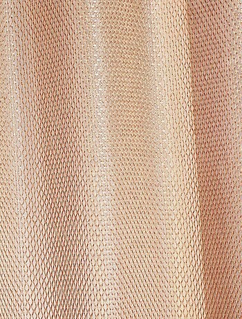 Cortina de organza con efecto de malla