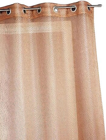 Cortina de organza con efecto de malla