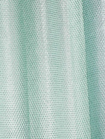 Cortina de organza con efecto de malla