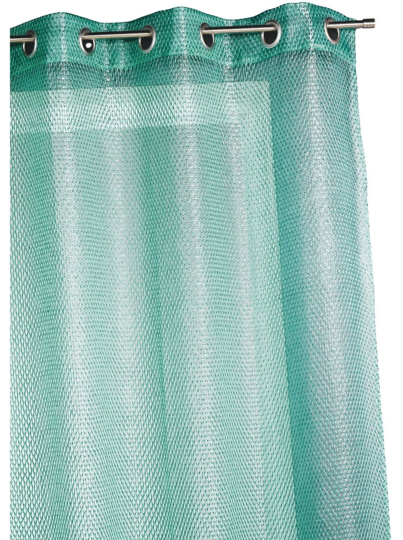 Cortina de organza con efecto de malla Verde - Kiabi