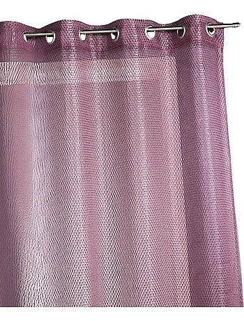 Cortina de organza con efecto de malla