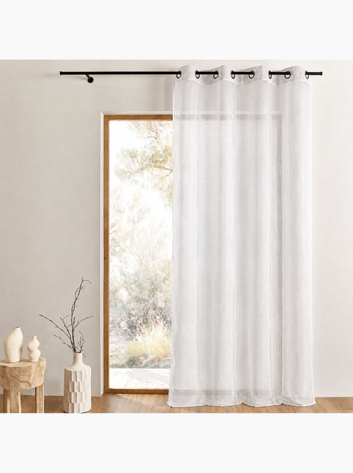 Cortina de organza con gotitas metálicas - Kiabi Cortina de organza con gotitas metálicas - Kiabi