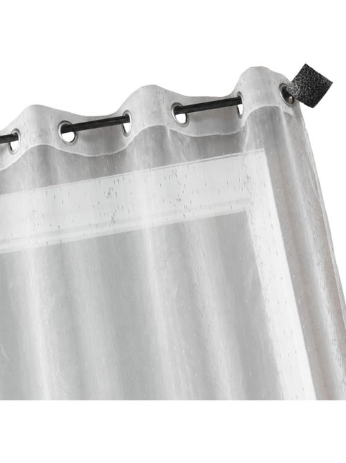Cortina de organza con gotitas metálicas - Kiabi Cortina de organza con gotitas metálicas - Kiabi