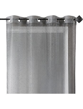 Cortina de organza con gotitas metálicas