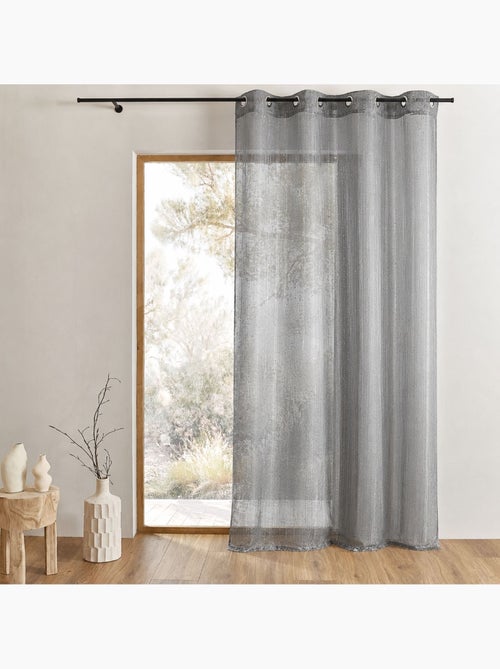 Cortina de organza con gotitas metálicas - Kiabi Cortina de organza con gotitas metálicas - Kiabi