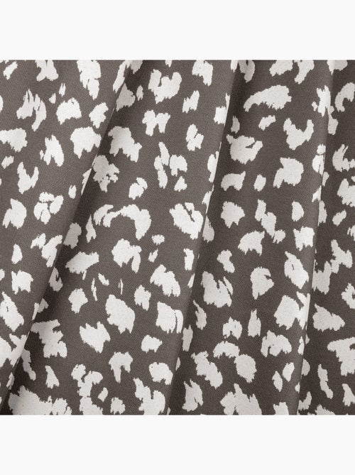 Cortina de oscurecimiento térmica y acústica con revestimiento de vellón jacquard - Kiabi