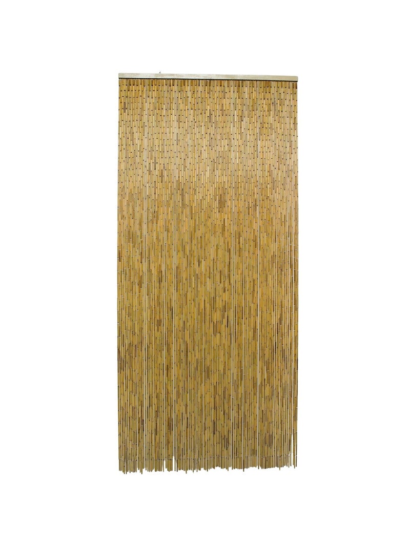 Cortina de palos de bambú barnizados Madera natural - Kiabi