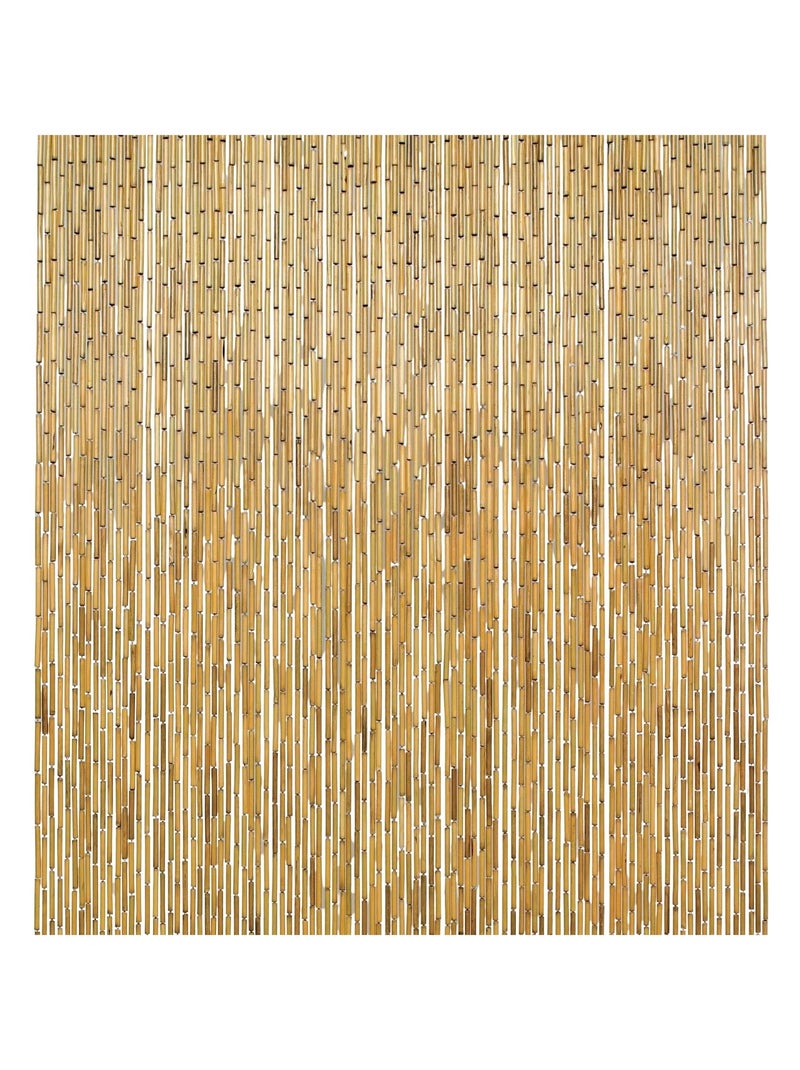 Cortina de palos de bambú barnizados Madera natural - Kiabi