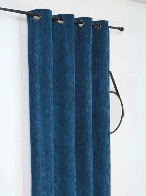 Cortina de pana oscurecedora y aislante - Kiabi