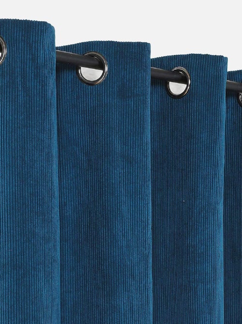 Cortina de pana oscurecedora y aislante - Kiabi