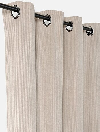 Cortina de pana oscurecedora y aislante