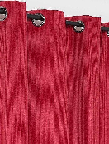 Cortina de pana oscurecedora y aislante