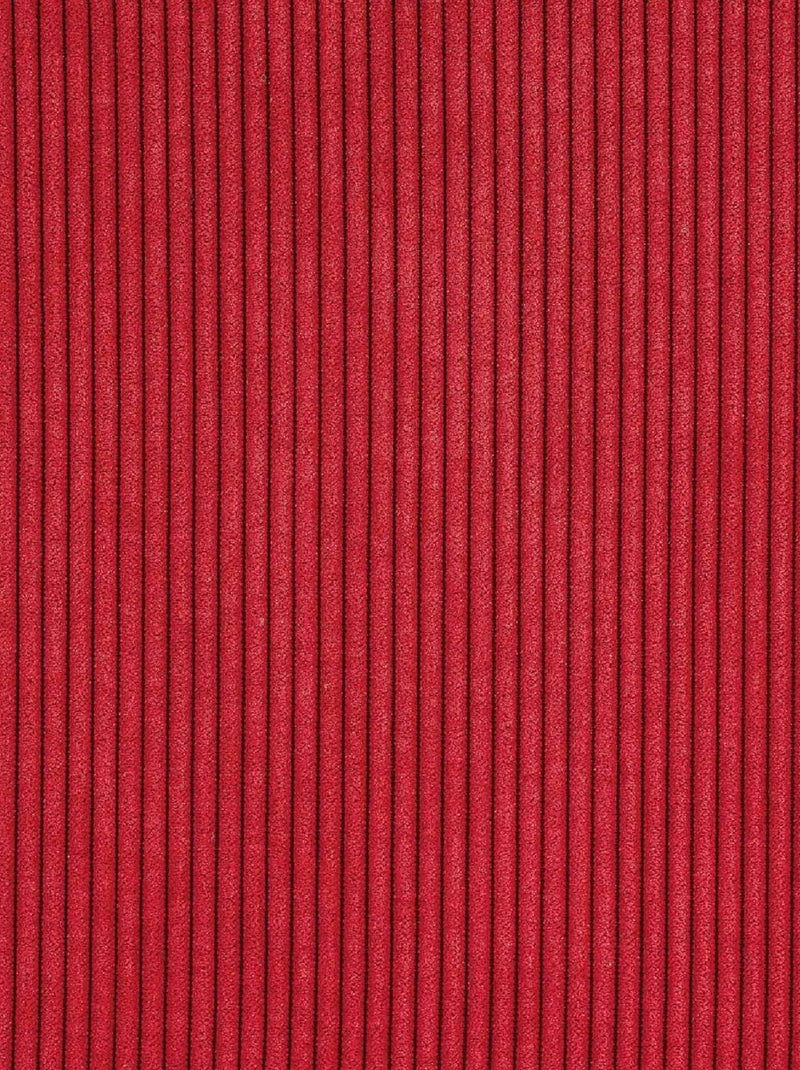 Cortina de pana oscurecedora y aislante Rojo - Kiabi
