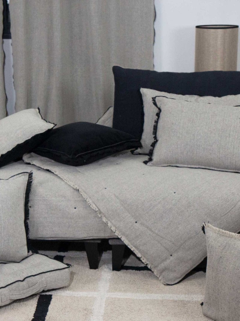 Cortina de pantalla con revestimientos visibles Gris claro - Kiabi