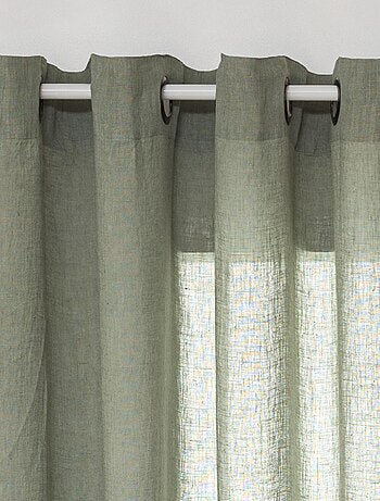 Cortina de pantalla en lino 100%