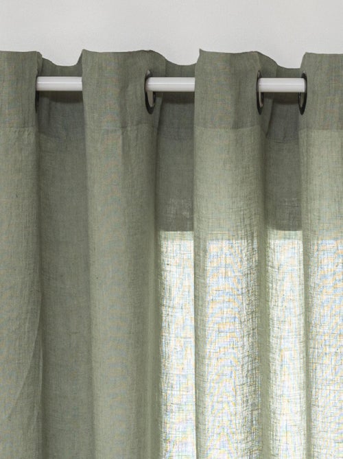 Cortina de pantalla en lino 100% - Kiabi Cortina de pantalla en lino 100% - Kiabi