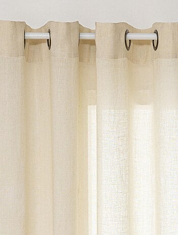 Cortina de pantalla en lino 100%