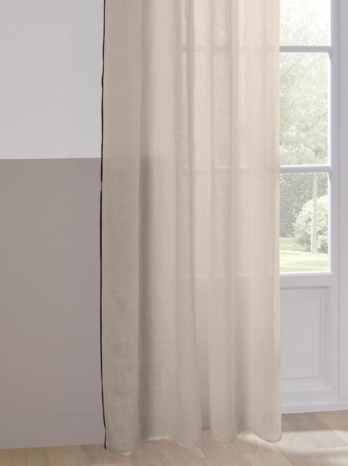 Cortina de pantalla en lino 100% - Kiabi
