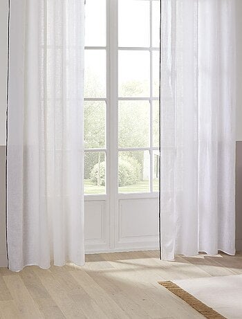 Cortina de pantalla en lino 100%